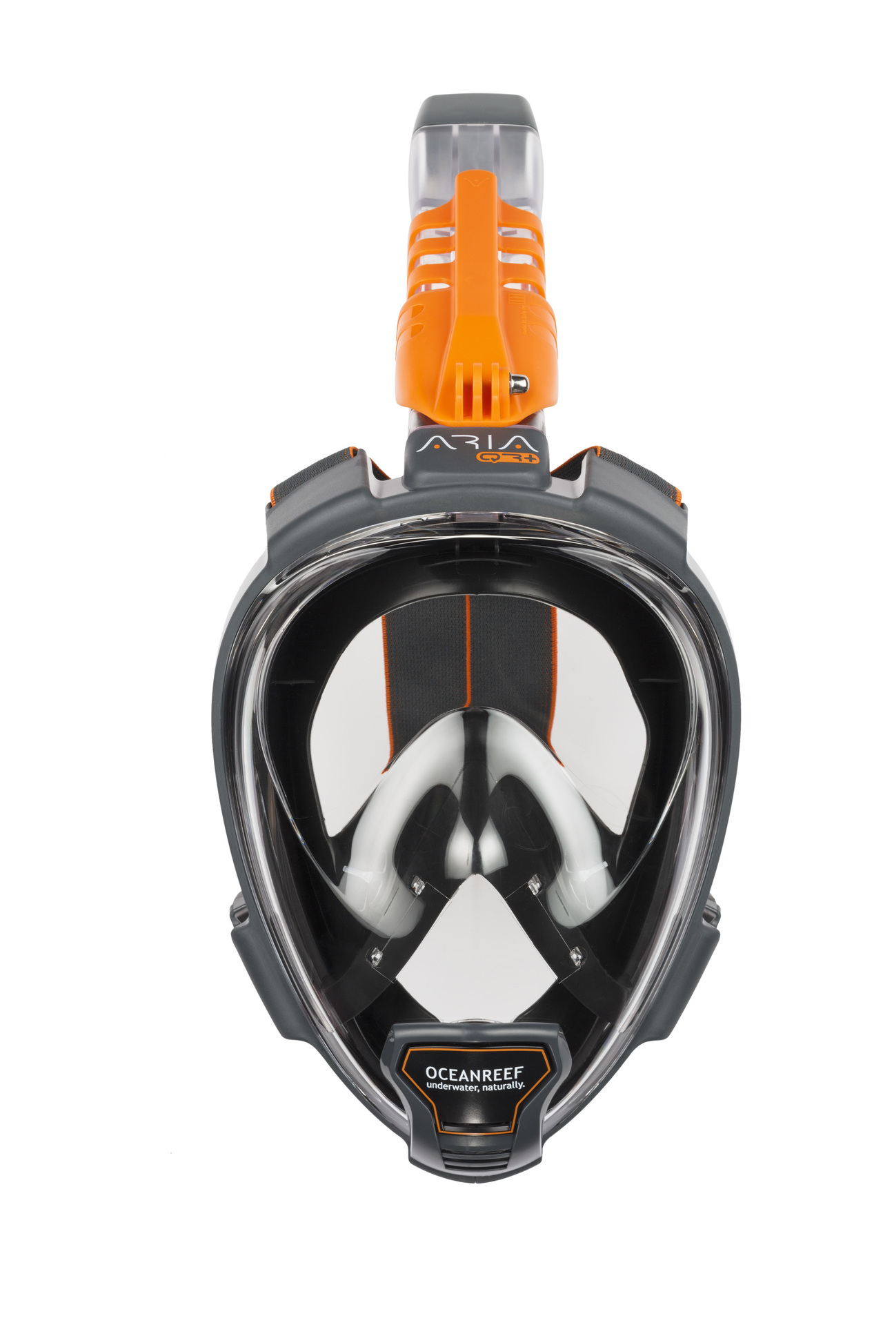 5 Colori e 3 Taglie Diverse Aria QR+ Maschera Snorkeling Integrale a Rilascio Rapido con Boccaglio Visione Subacquea a 180 Gradi e Meccanismo Quick Release OCEAN REEF 